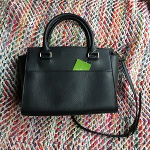 Kate Spade Small Lana Leather Bag Black